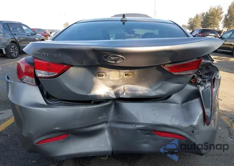 2013 Hyundai Elantra Gls/Limited z USA, uszkodzony, nr VIN KMHDH4AEXDU489755
